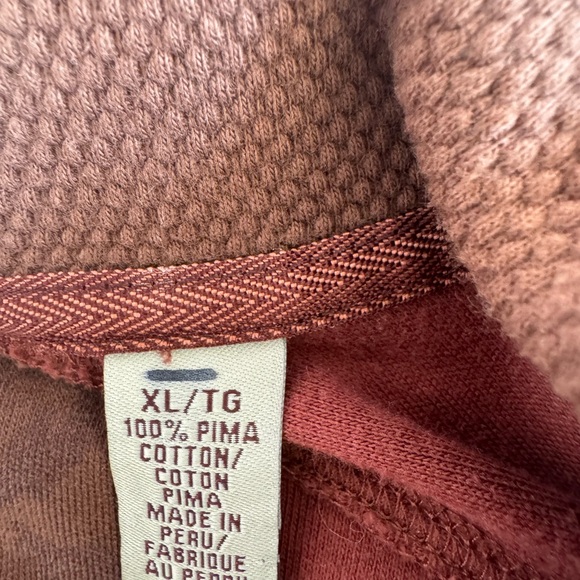 Tommy Bahama 1/4 Zip Pullover Shirt Long Sleeve Pima Cotton Men’s SZ XL Orange - Picture 11 of 12